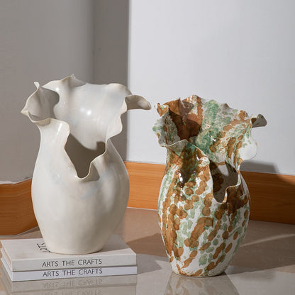 Handcrafted Ceramic Vase - Unique Home Decor & Artistic Gift for Living Room