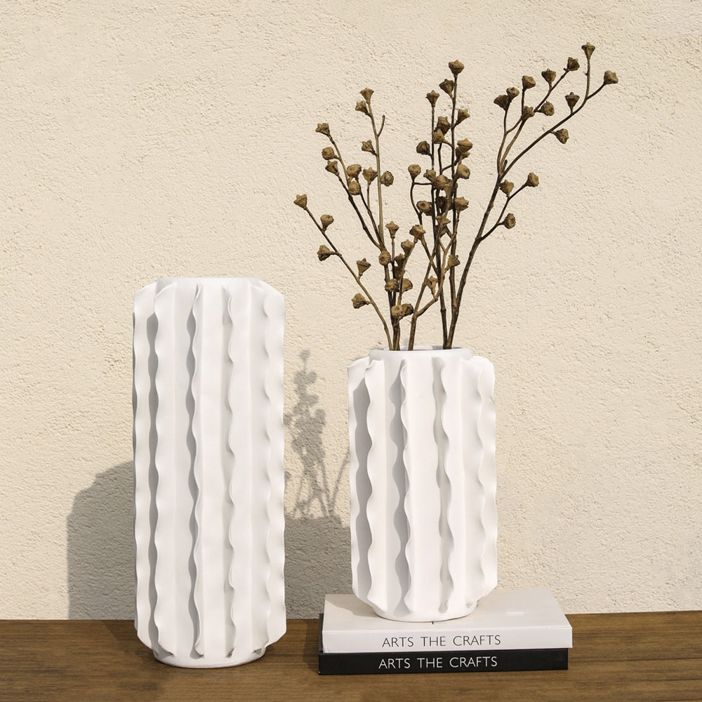 Handcrafted Ceramic Vase - Unique Design for Home Decor, Modern & Minimalist