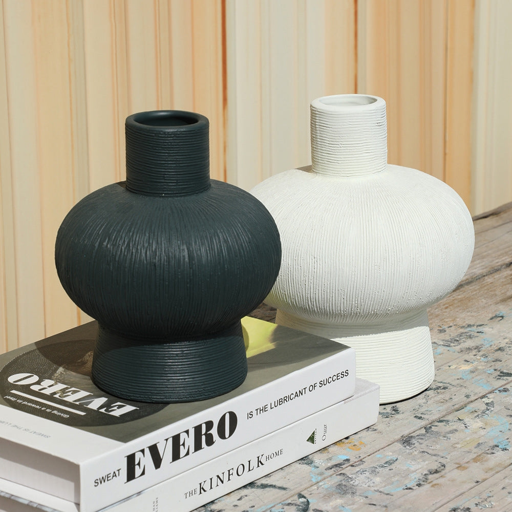 Handcrafted Ceramic Vase - Modern Home Decor, Unique Artistic Design for Office & Home