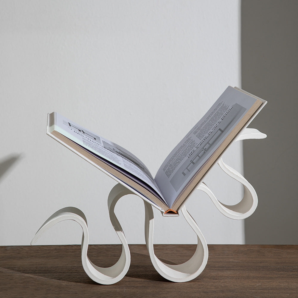 Modern 3D Printed Ceramic Sculpture - Unique Home Decor, Bookshelf & Gift