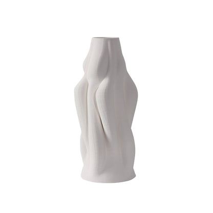 Modern 3D Printed Ceramic Vase - Original Design, Artistic Home Decor Piece