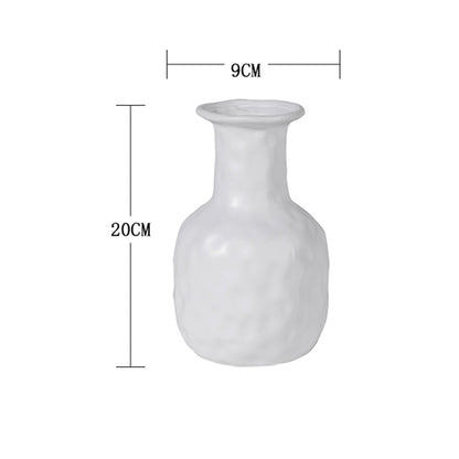 Unique Dual-Handle Ceramic Vase - Modern Home Decor Accent