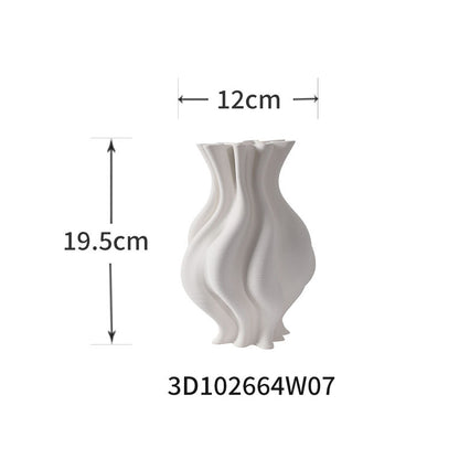 Unique 3D Printed Ceramic Vase - Modern Home Decor & Personalized Gift