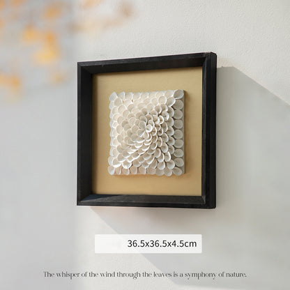 Available in 33 different styles and sizes - Handcrafted Ceramic Wall Art with Frame - Unique Home Decor & Personalized Gift