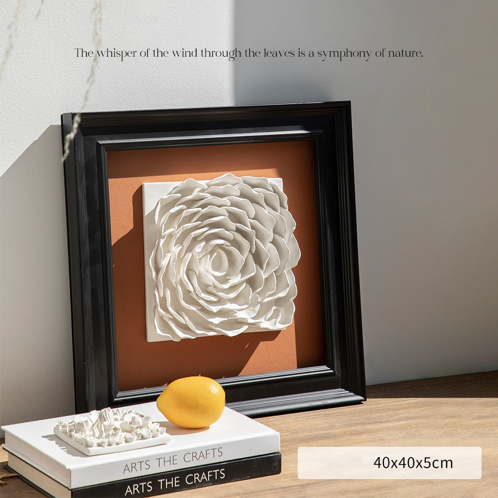 Available in 33 different styles and sizes - Handcrafted Ceramic Wall Art with Frame - Unique Home Decor & Personalized Gift